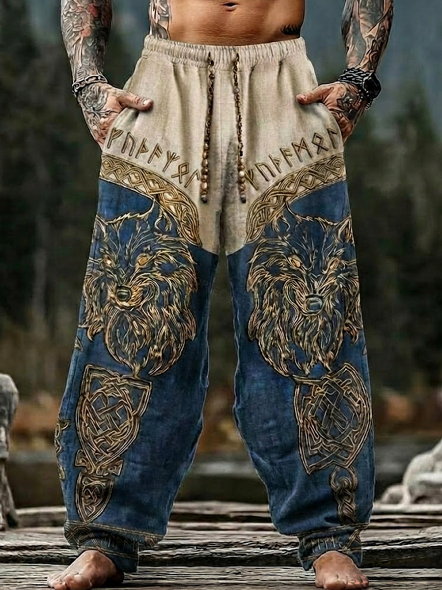 Herrvikingat-shirt med långa ärmar