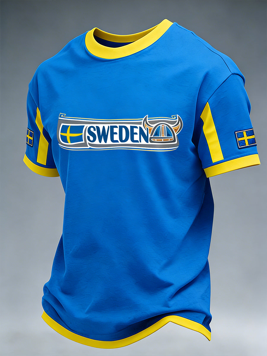 Herrlig fritids-T-shirt med tryck
