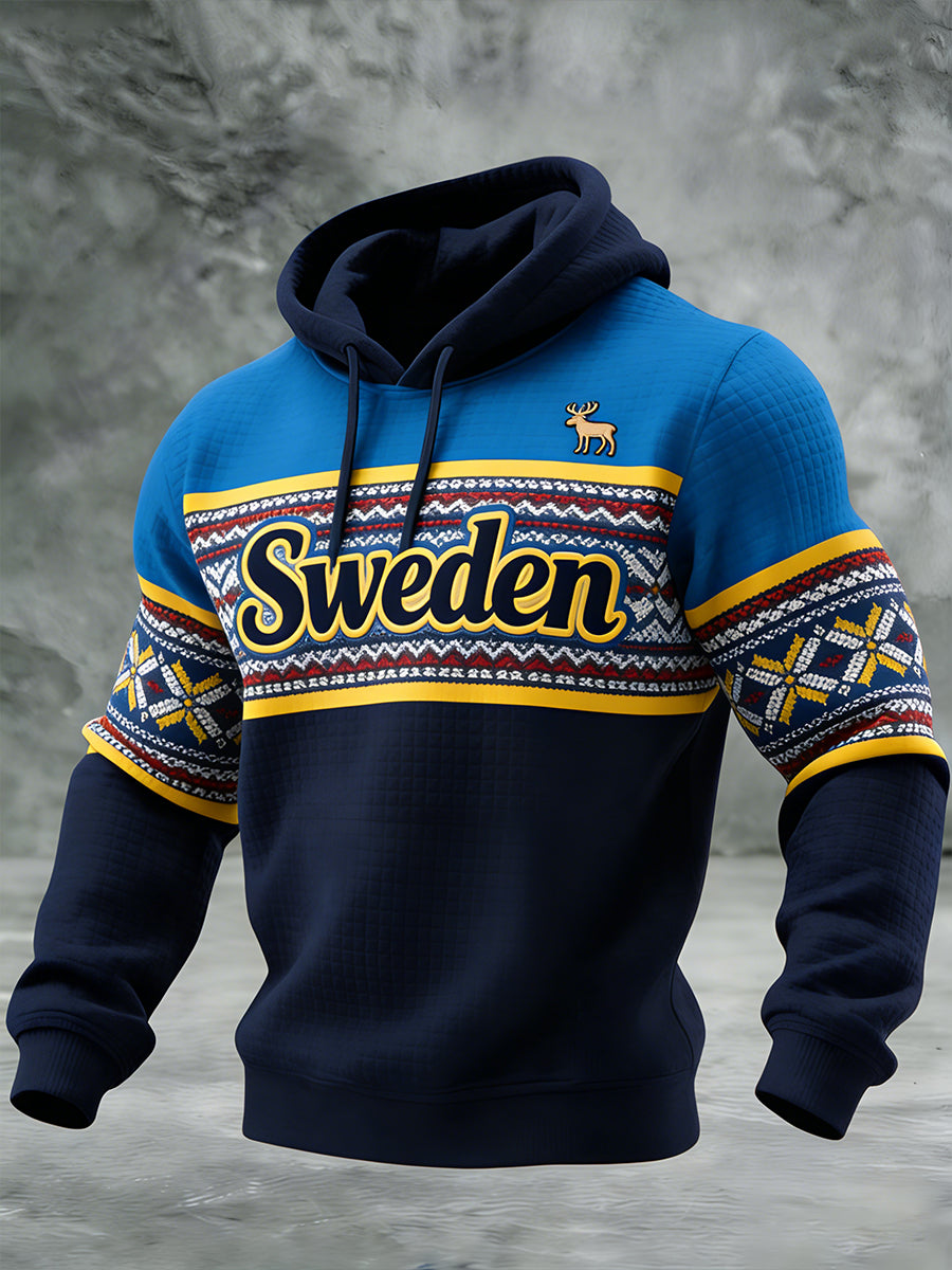 Men's Printed Hoodie for Everyday Wear