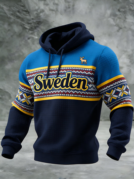 Men's Printed Hoodie for Everyday Wear