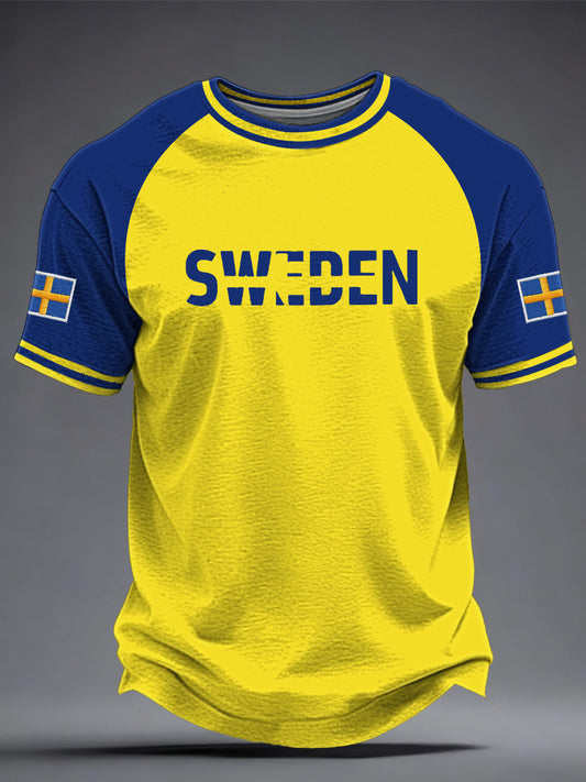 Men's sweater with Swedish art print