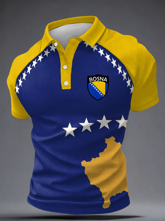 Mr. Bosnia Football Doctor DRAGONS Printed Casual T-Shirts