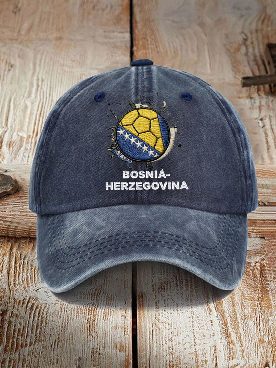 Unisex Bosnien ZMAJEVI Fotbollslärares tryckt hatt