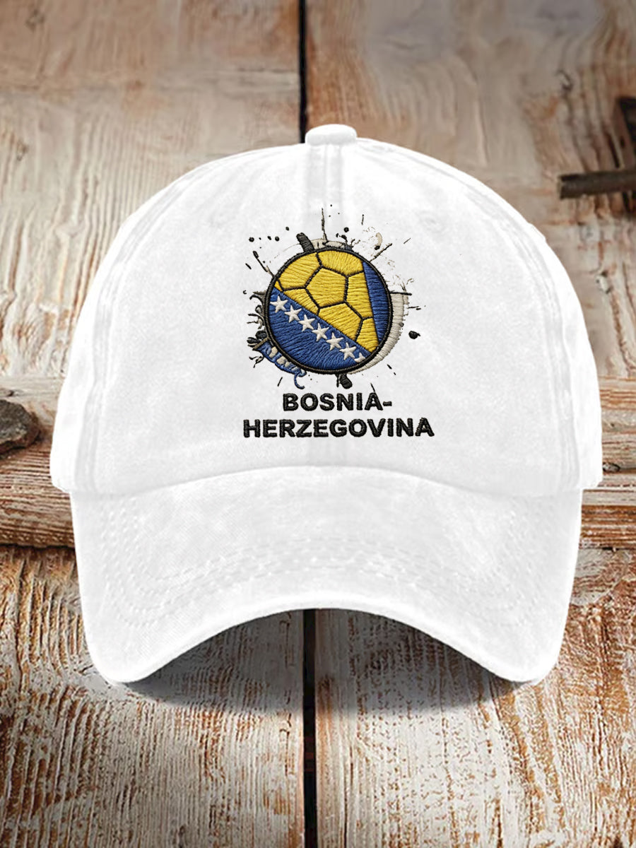 Unisex Bosnien ZMAJEVI Fotbollslärares tryckt hatt