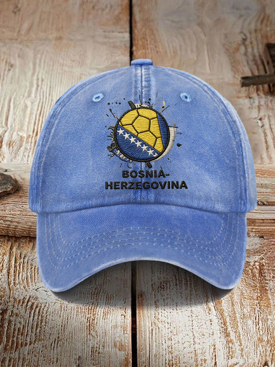 Unisex Bosnien ZMAJEVI Fotbollslärares tryckt hatt