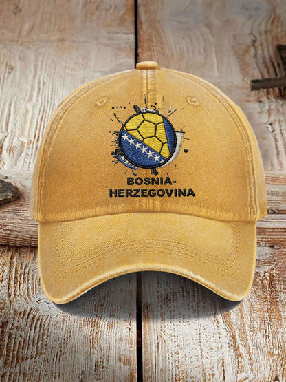 Unisex Bosnien ZMAJEVI Fotbollslärares tryckt hatt
