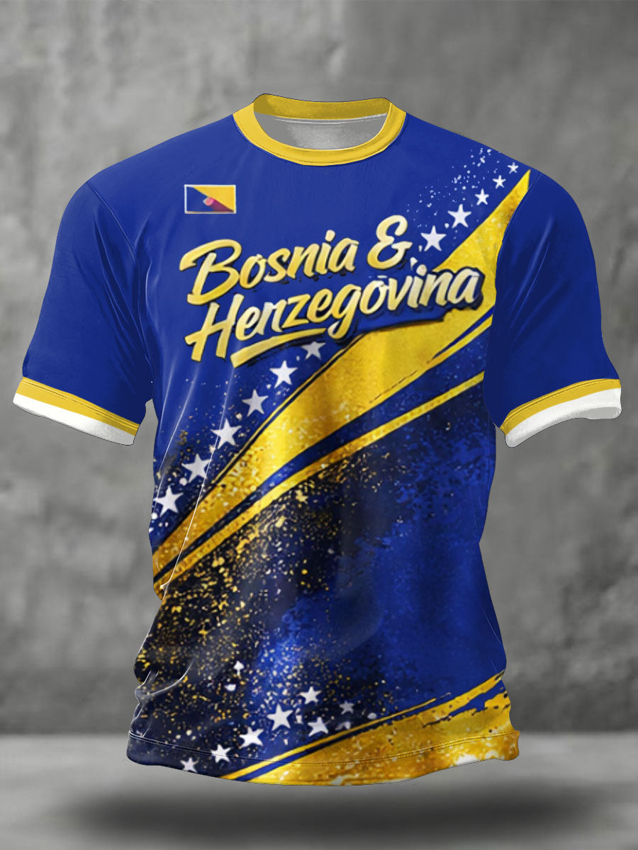 Herr Bosno ZMAJEVI Fotbollslärares tryckt t-shirt