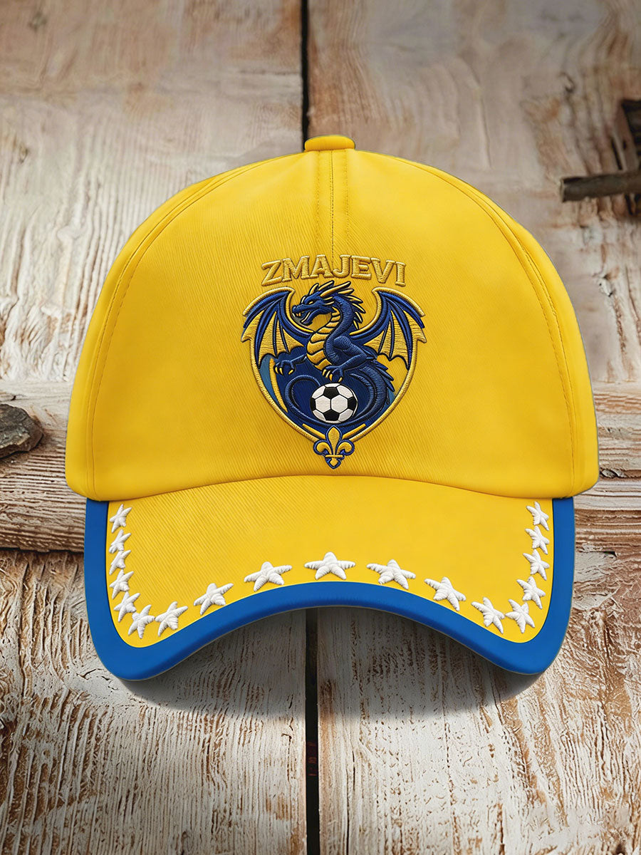 Unisex Bosnien ZMAJEVI fotboll älskare tryckt hatt