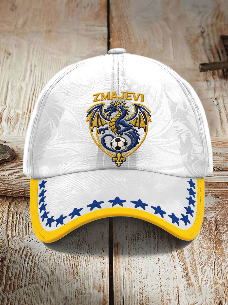 Unisex Bosnien ZMAJEVI fotboll älskare tryckt hatt