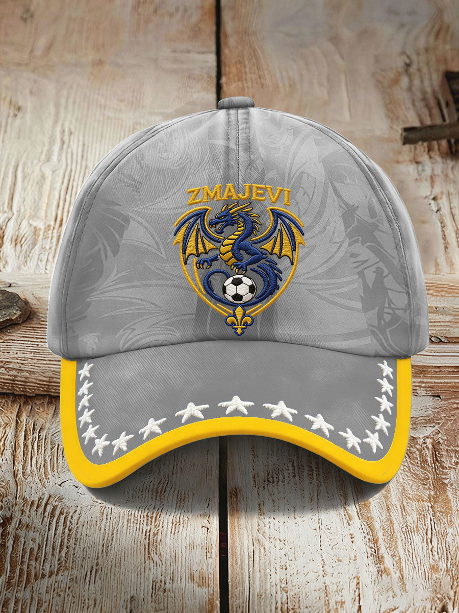 Unisex Bosnien ZMAJEVI fotboll älskare tryckt hatt