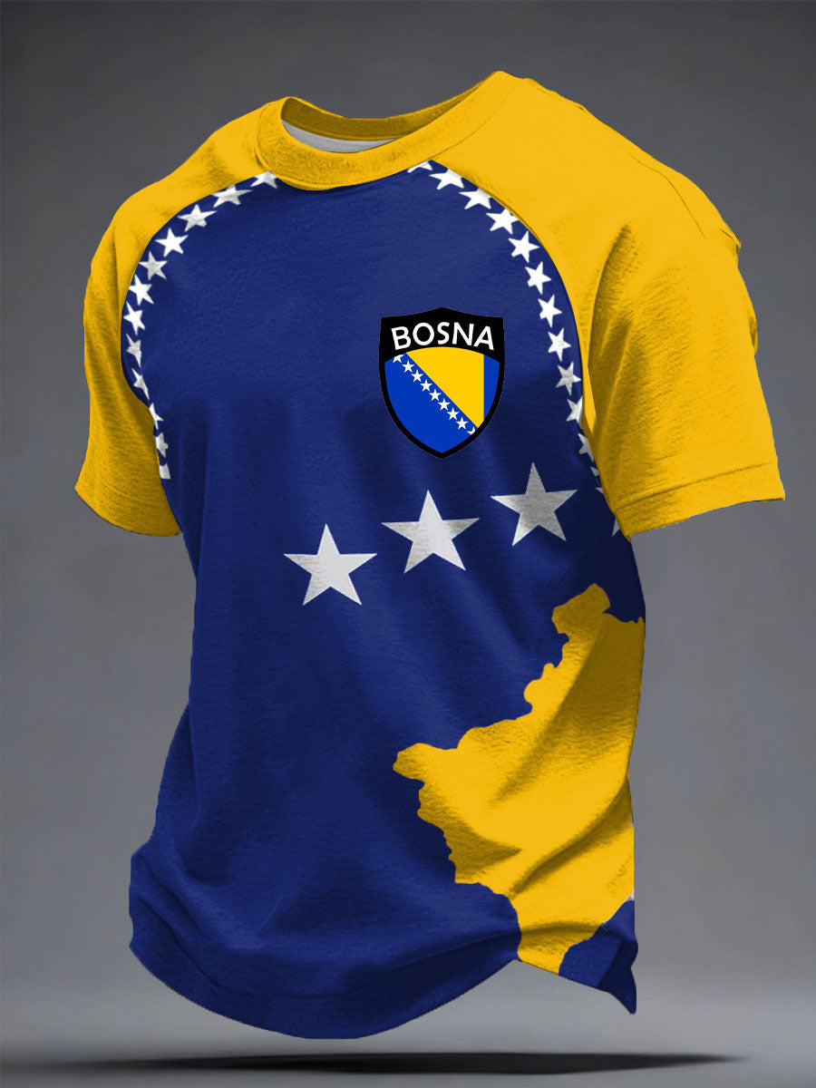 Herr Bosno ZMAJEVI Fotbollslärares tryckt t-shirt