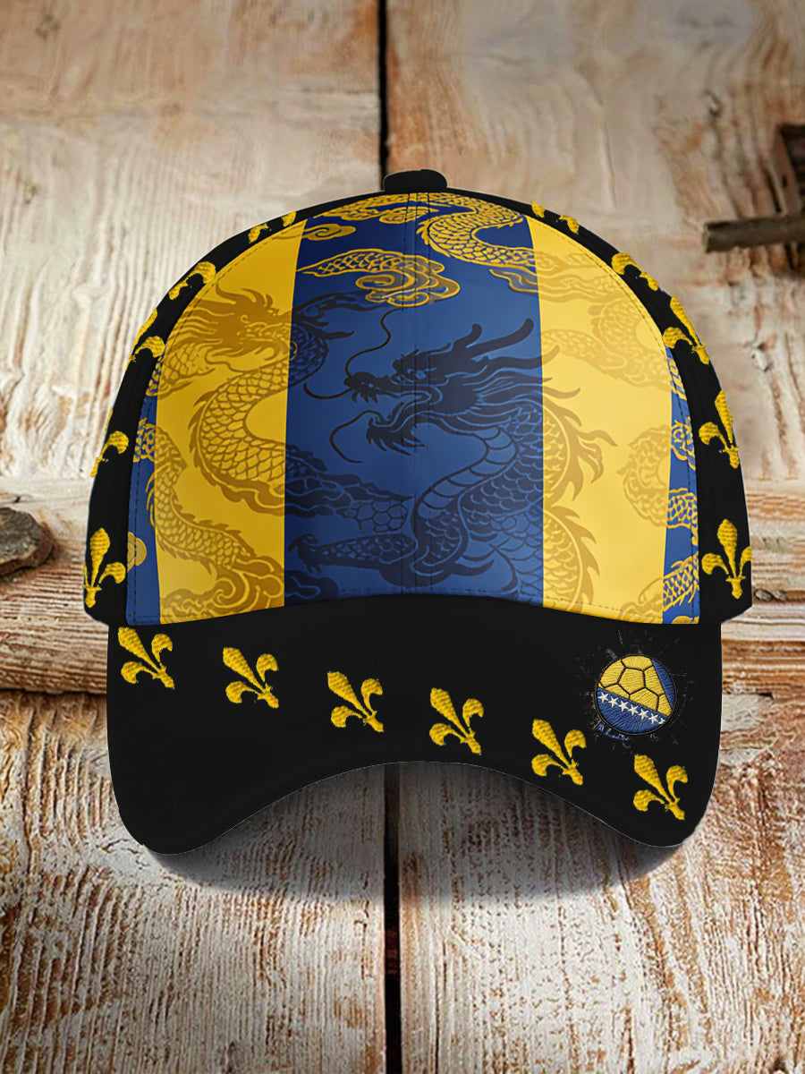 Unisex Bosnien ZMAJEVI Fotbollslärares tryckt hatt