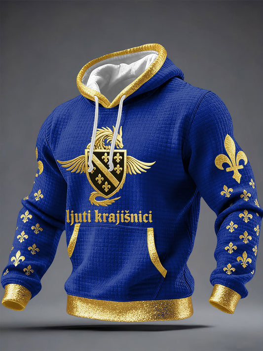 Mr Bosnia DRAGONS Football Fan Printed Hoodie