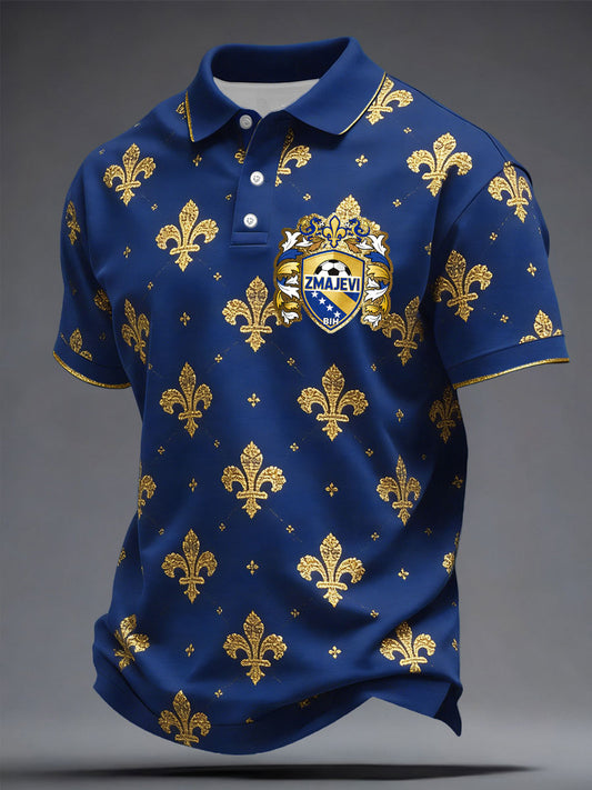 Mr. Bosnia ZMAJEVI Football Enthusiast Print Casual T-Shirts
