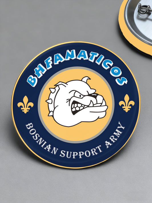 Bosnian football lover ZMAJEVI printed pin