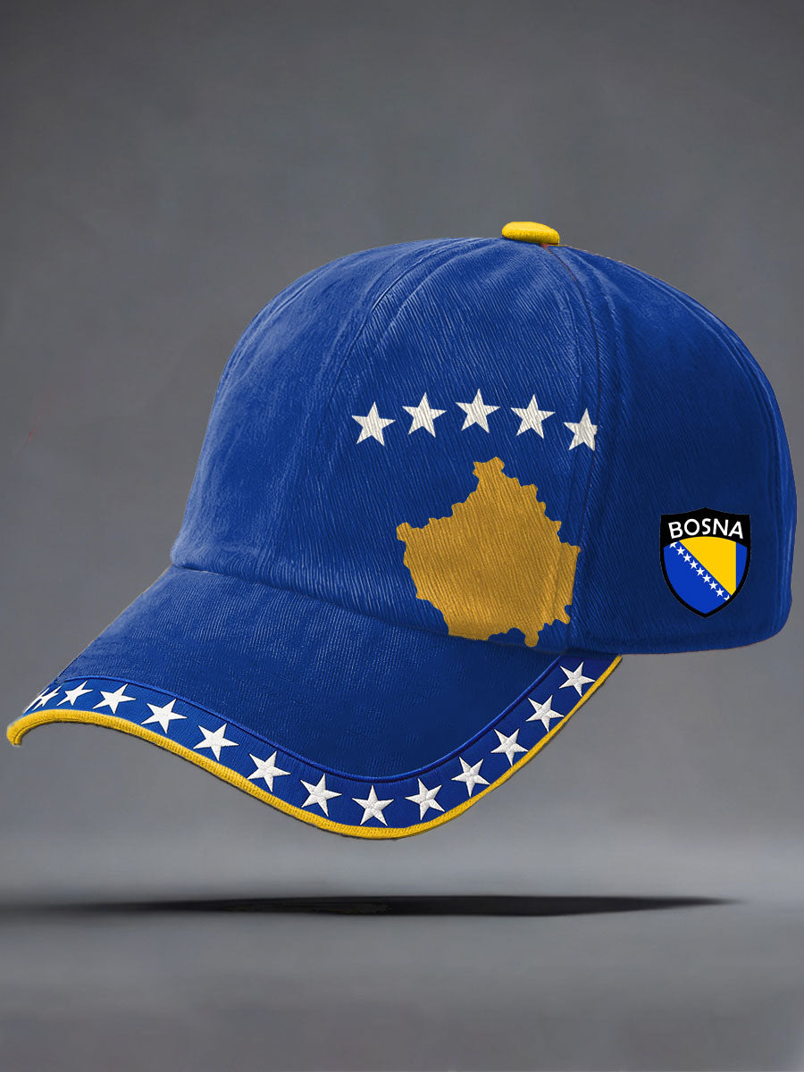 Unisex Bosnien fotbollskärlare ZMAJEVI tryckt hatt