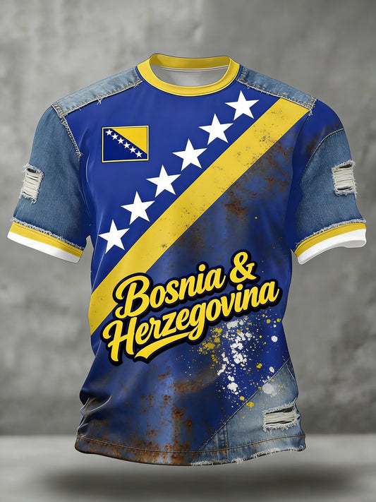 Mr. Bosno ZMAJEVI Football Teacher Printed T-Shirt