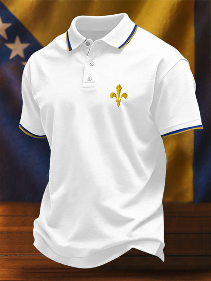Herr Bosnien Fotbollsläkare ZMAJEVI Tryckta Casual T-shirts