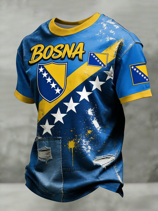 Mr. Bosno ZMAJEVI Football Teacher Printed T-Shirt
