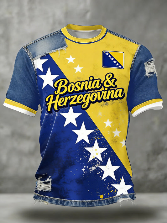 Mr. Bosno ZMAJEVI Football Teacher Printed T-Shirt