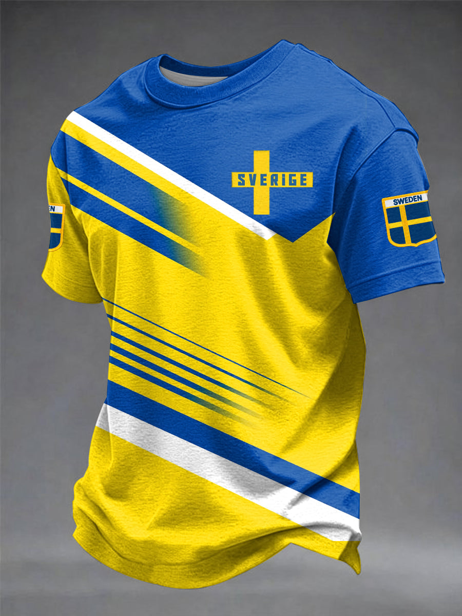 Men's sweatshirt with Swedish football print
