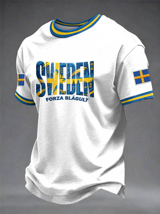 Men's sweatshirt with Swedish print
