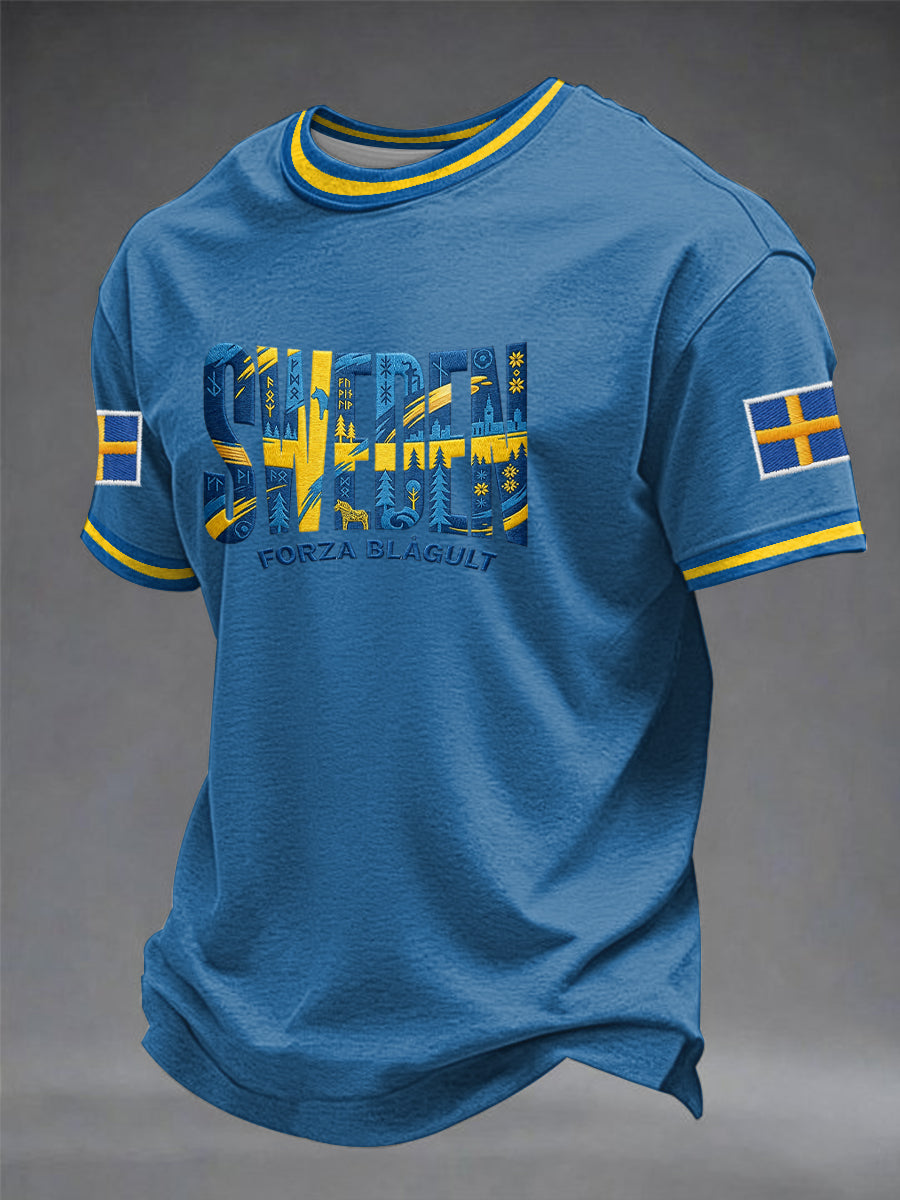 Men's sweatshirt with Swedish print