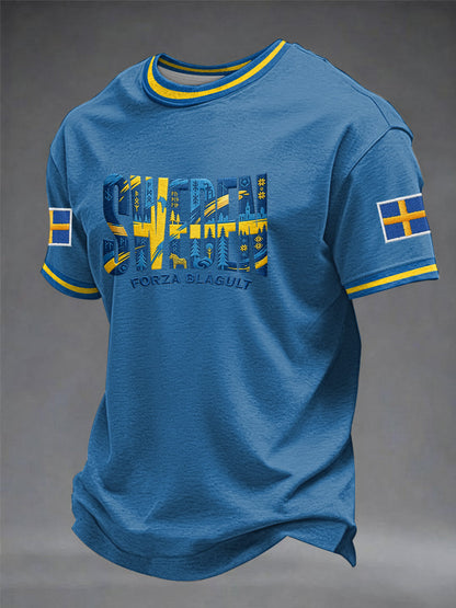 Men's sweatshirt with Swedish print