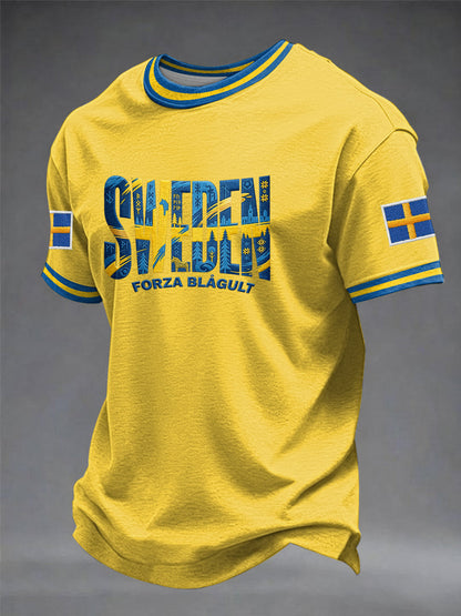 Men's sweatshirt with Swedish print