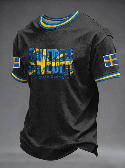 Men's sweatshirt with Swedish print