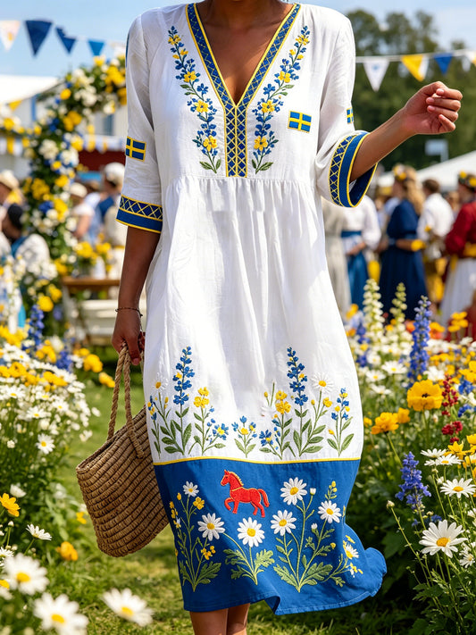 Women's floral summer dress