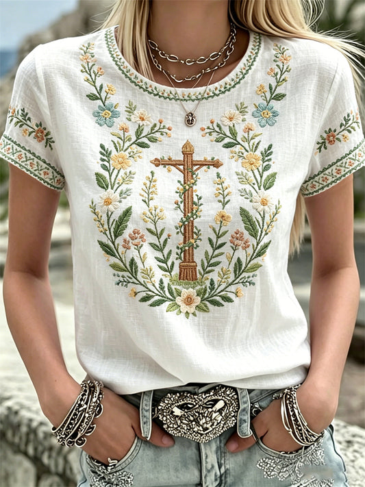 Women's Midsummer Print Relaxed T-shirt