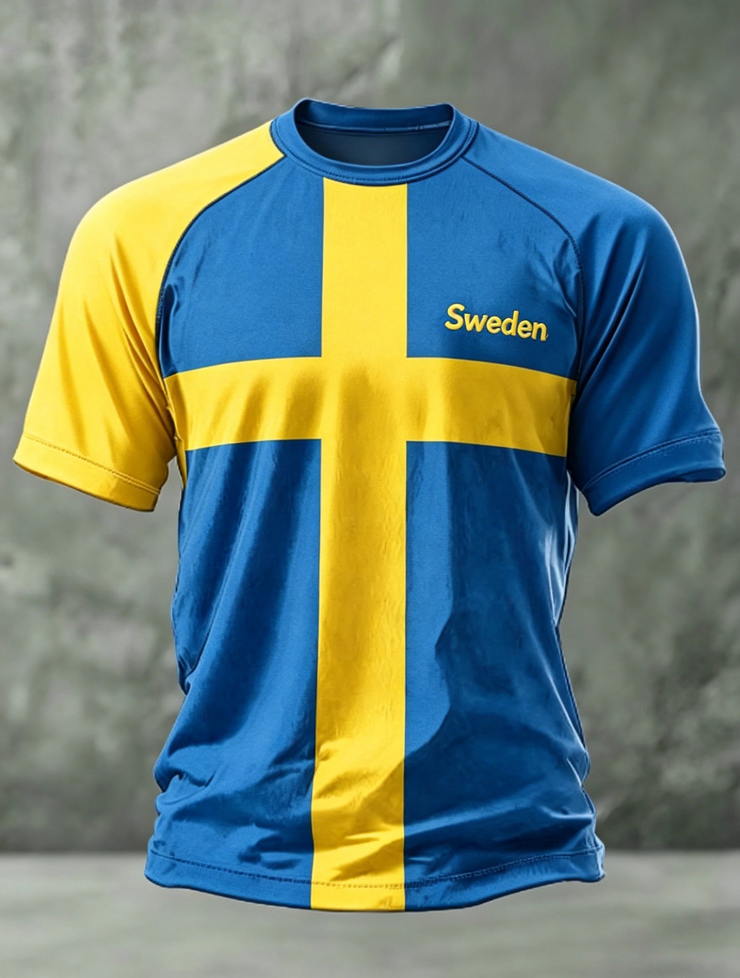 Herrtröja med minnesmärke för midsommarfesten och svensk kortbyxa, konsttryck