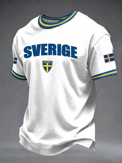 Herrtröja med svensk tryckkänning