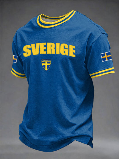 Herrtröja med svensk tryckkänning