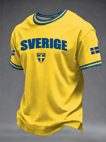 Herrtröja med svensk tryckkänning
