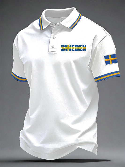 Men's Swedish Printed Casual Top