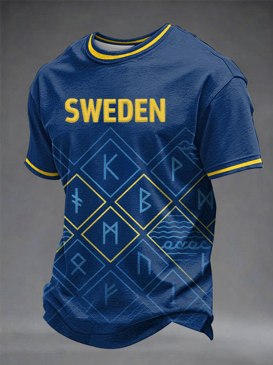 Men's sweatshirt with Swedish print
