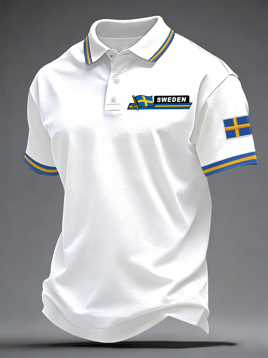 Men's Swedish Printed Casual Top