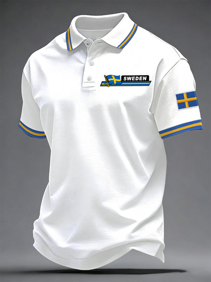Men's Swedish Printed Casual Top