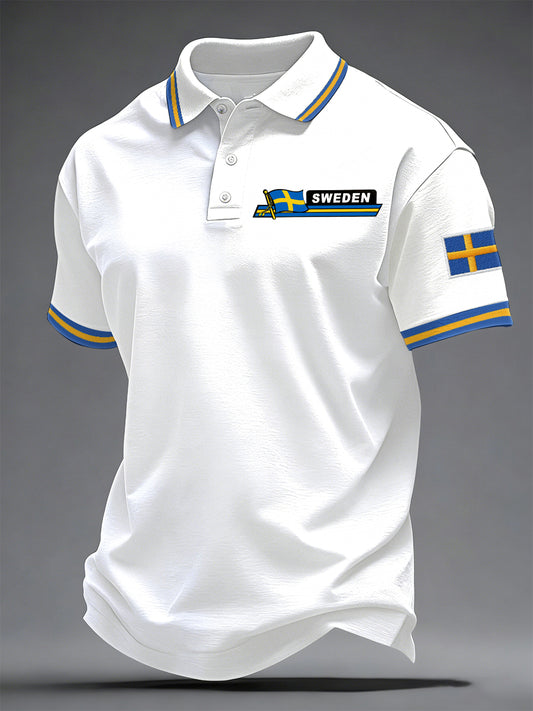 Men's Swedish Printed Casual Top