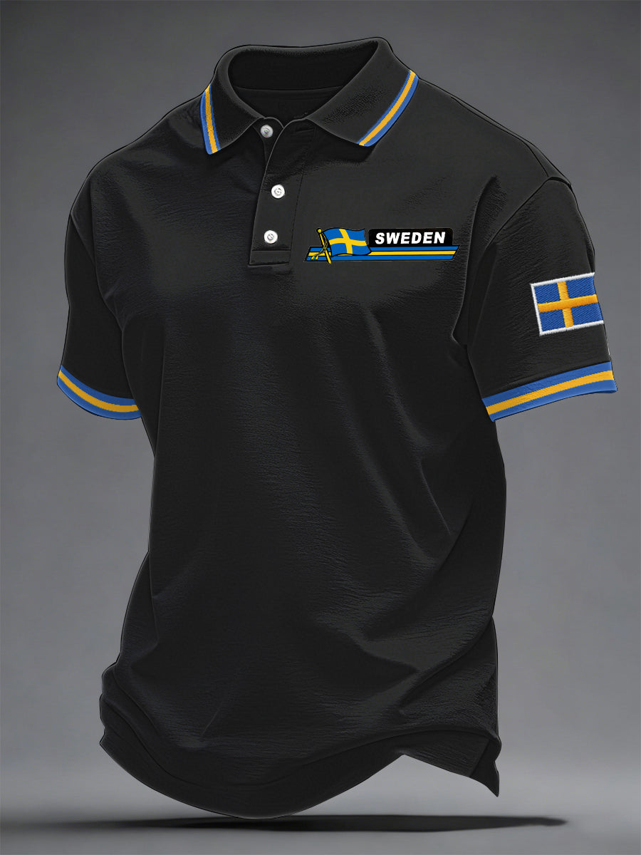 Men's Swedish Printed Casual Top