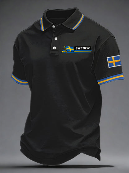 Men's Swedish Printed Casual Top