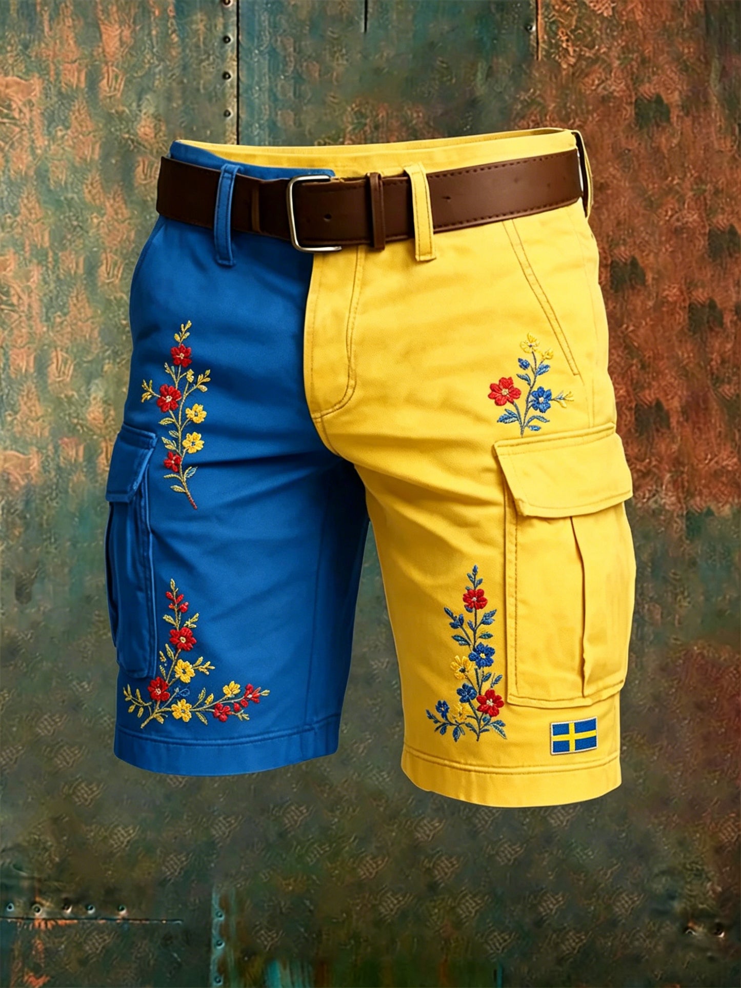 Herrens svenska nationaldag Midsommarfestival minneskonst Print Shorts