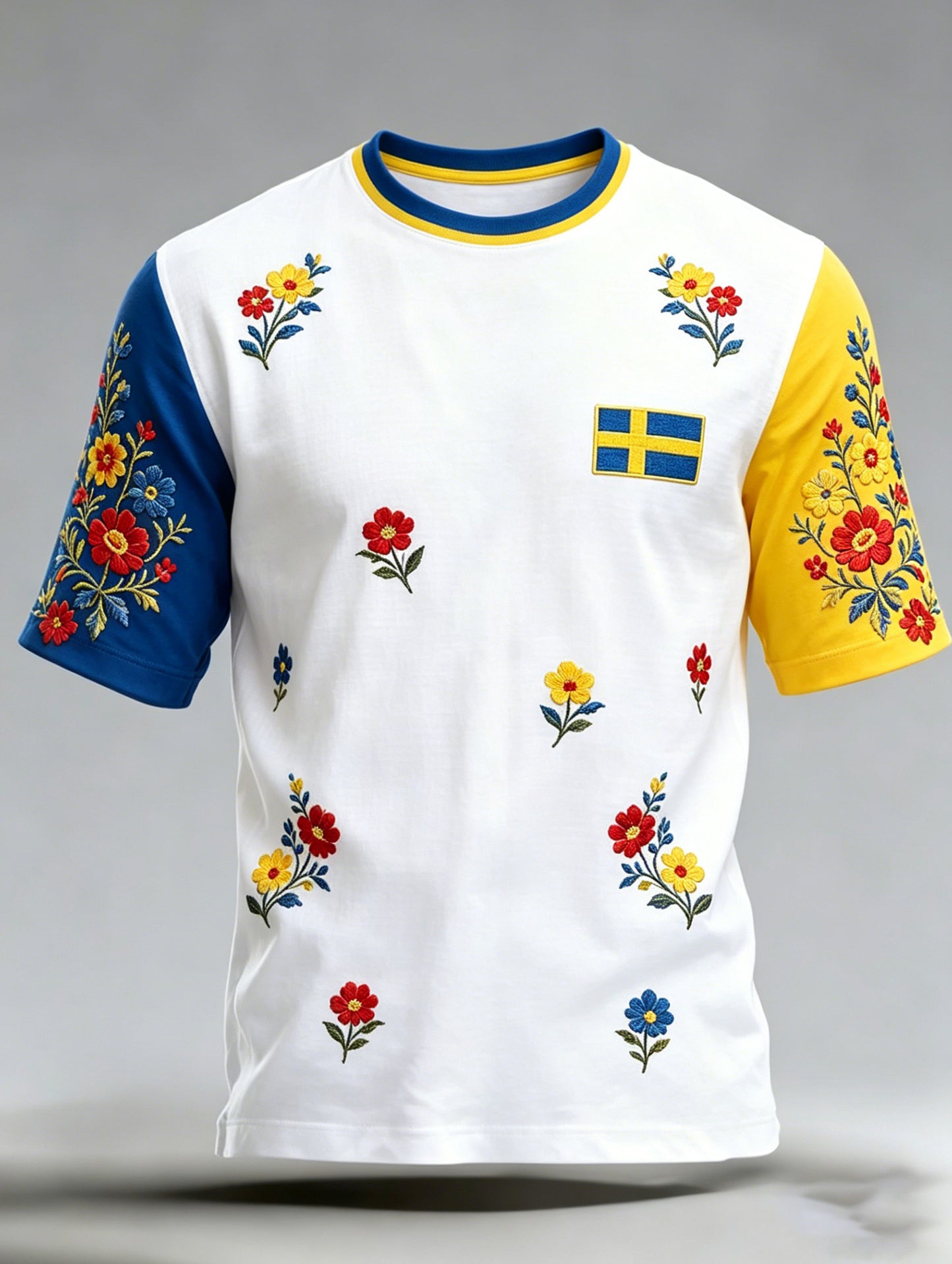 Mäns svenska nationaldagen Midsommarfestival minneskonst Skriv ut T-Shirt