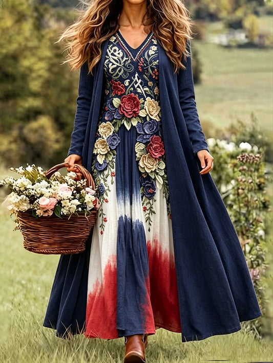 Women Scandinavian Style Nordic Floral Printed Sets