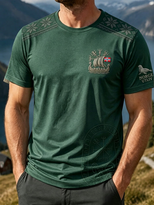 Men's Retro Norwegian Outdoor Leisure Jumper