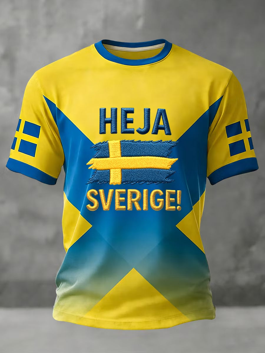 Svensk fotbollstävlat herrtröja