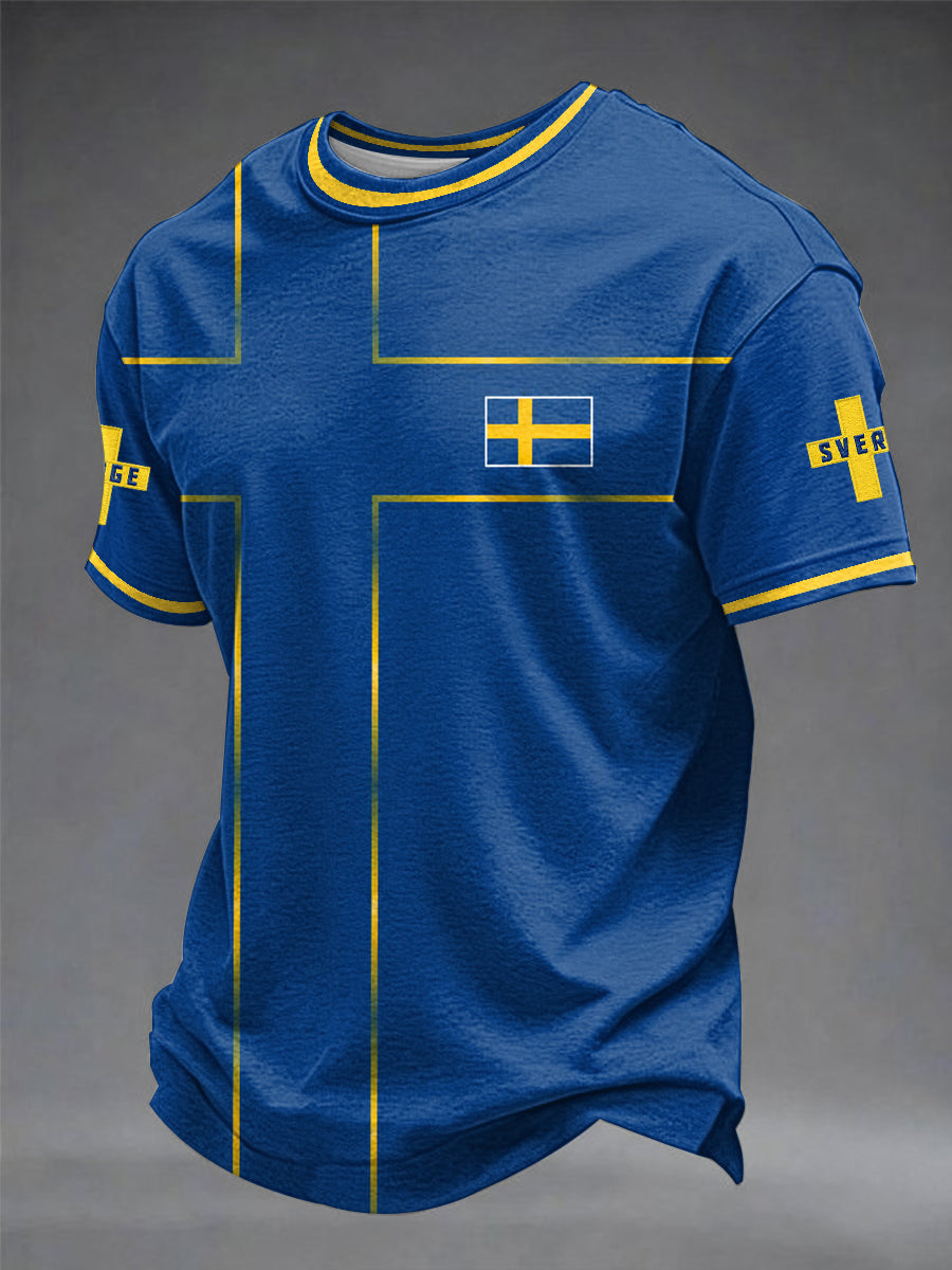 Svensk fotbollstävlat herrtröja