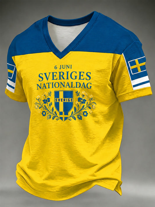 Men's t-shirt with Swedish Mother's Day print